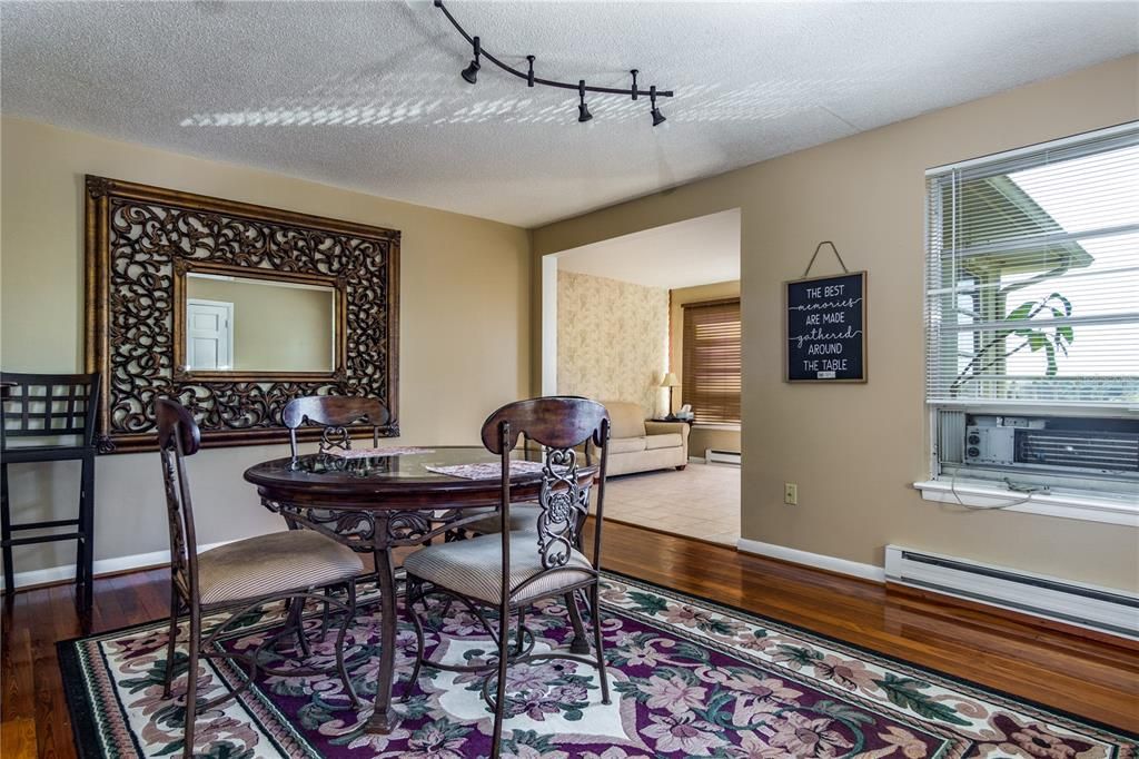 Dining room, Interior, Wood Texture Flooring