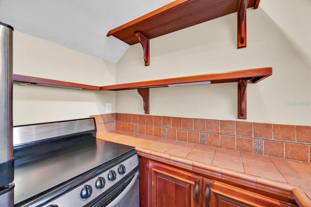 Interior, Kitchen, Stainless Steel Appliances, Tile Countertops