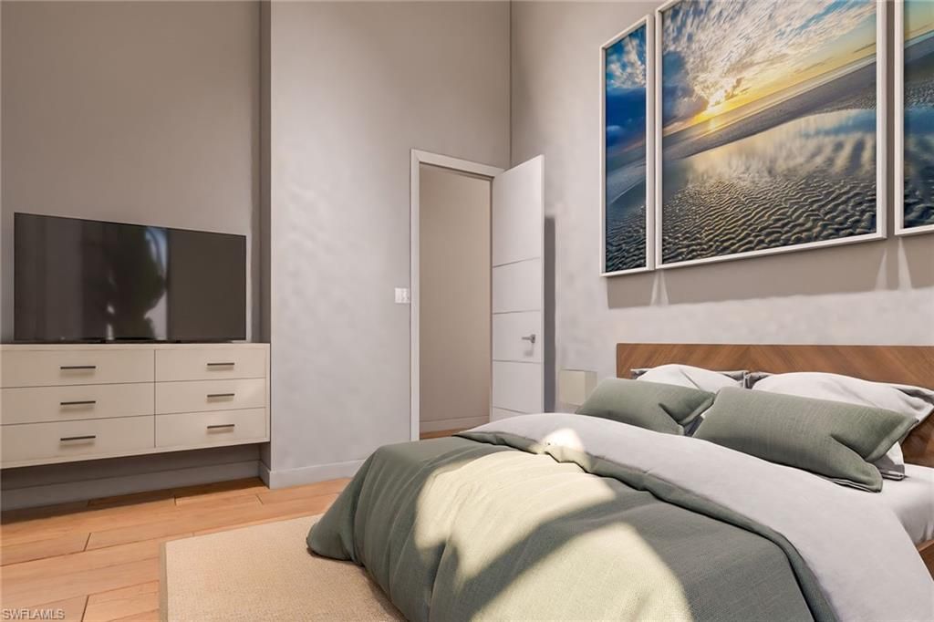 Bedroom, Interior, Wood Texture Flooring