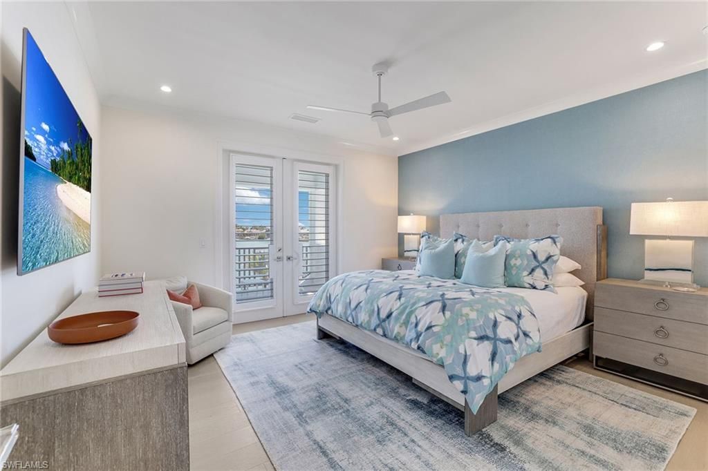 Bedroom, Interior, Recessed Lighting, Water