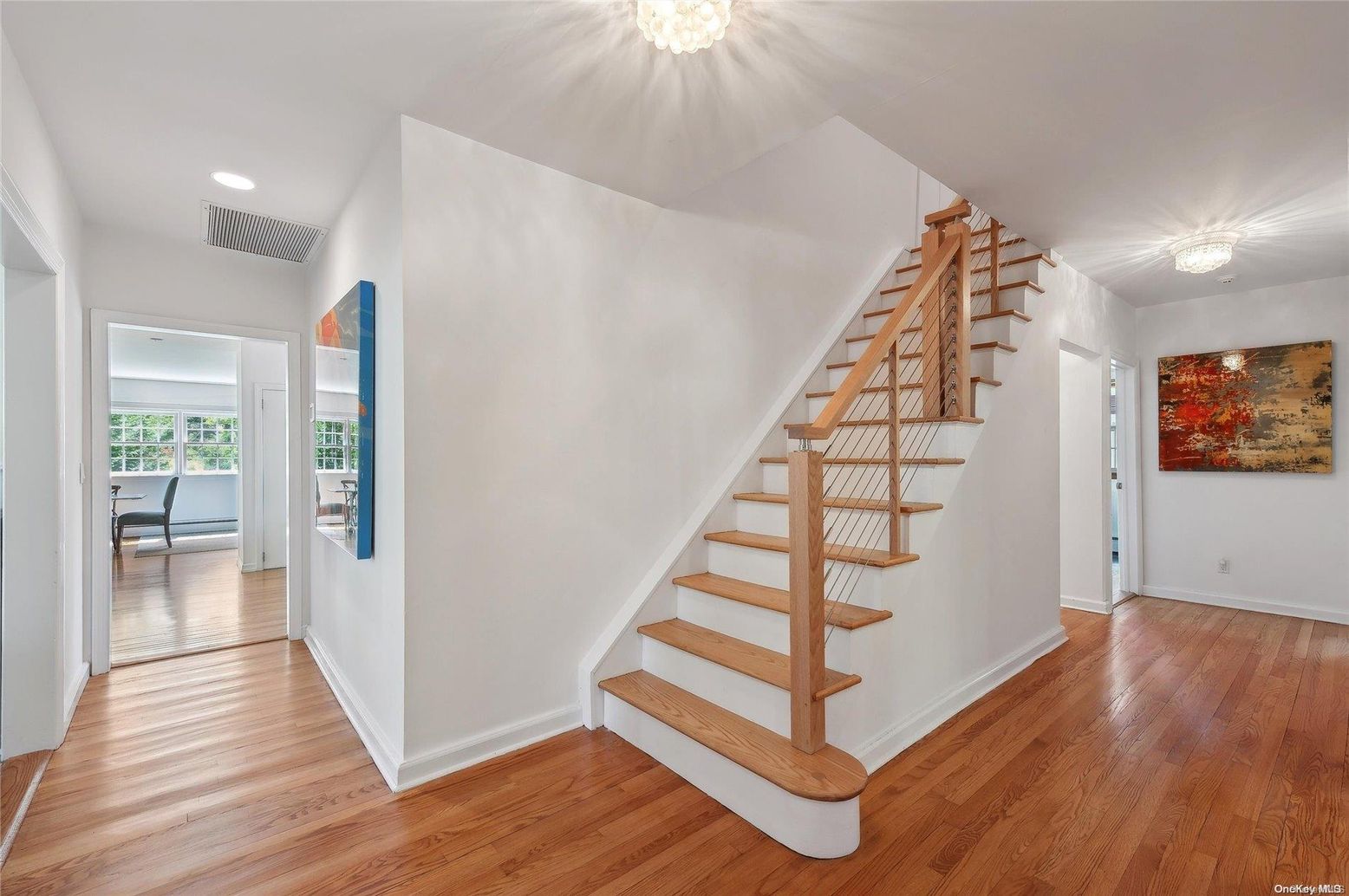 Interior, Recessed Lighting, Wood Texture Flooring