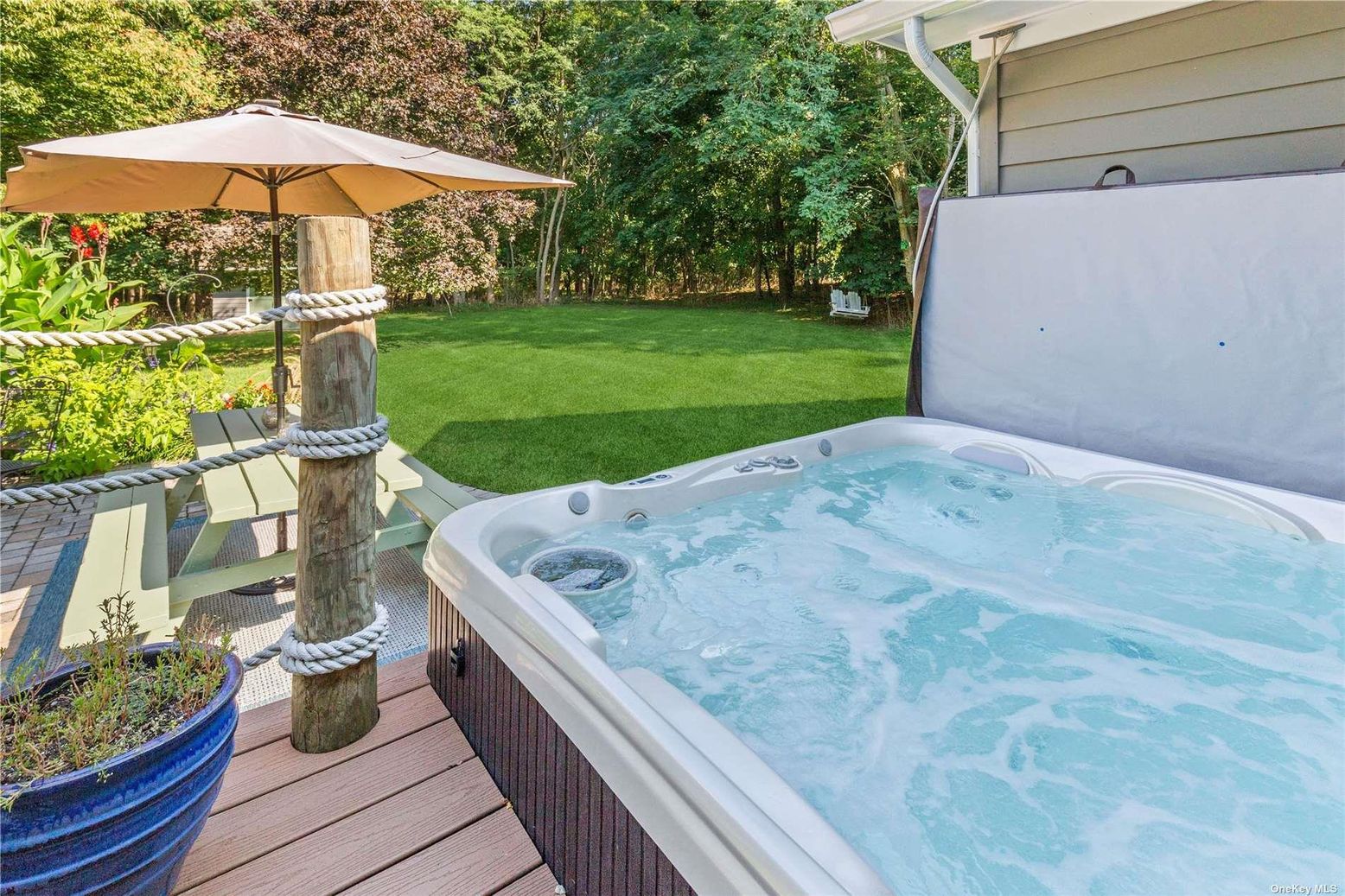 Backyard, Exterior, Hot Tub