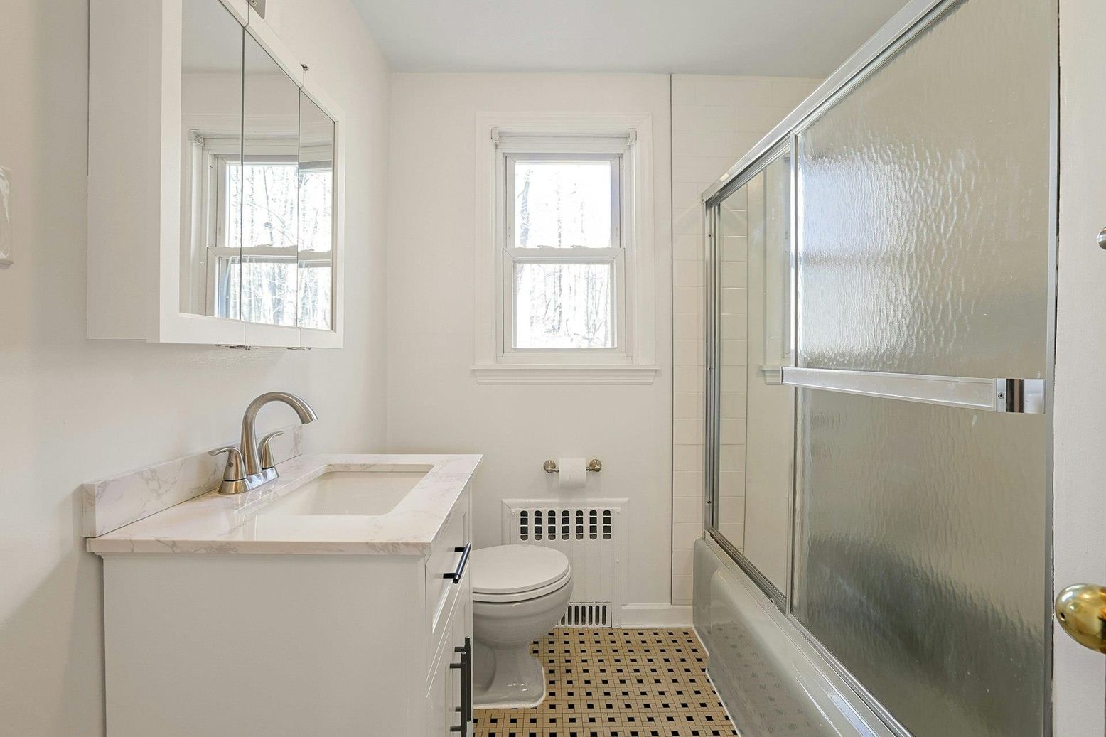 Bathroom, Glass Shower, Interior
