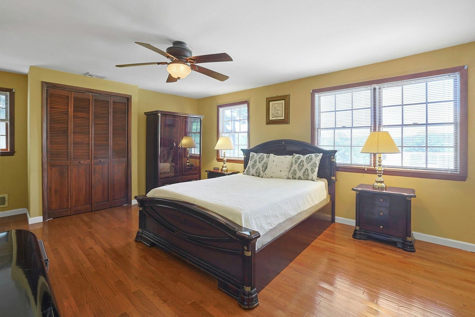 Bedroom, Interior, Wood Texture Flooring