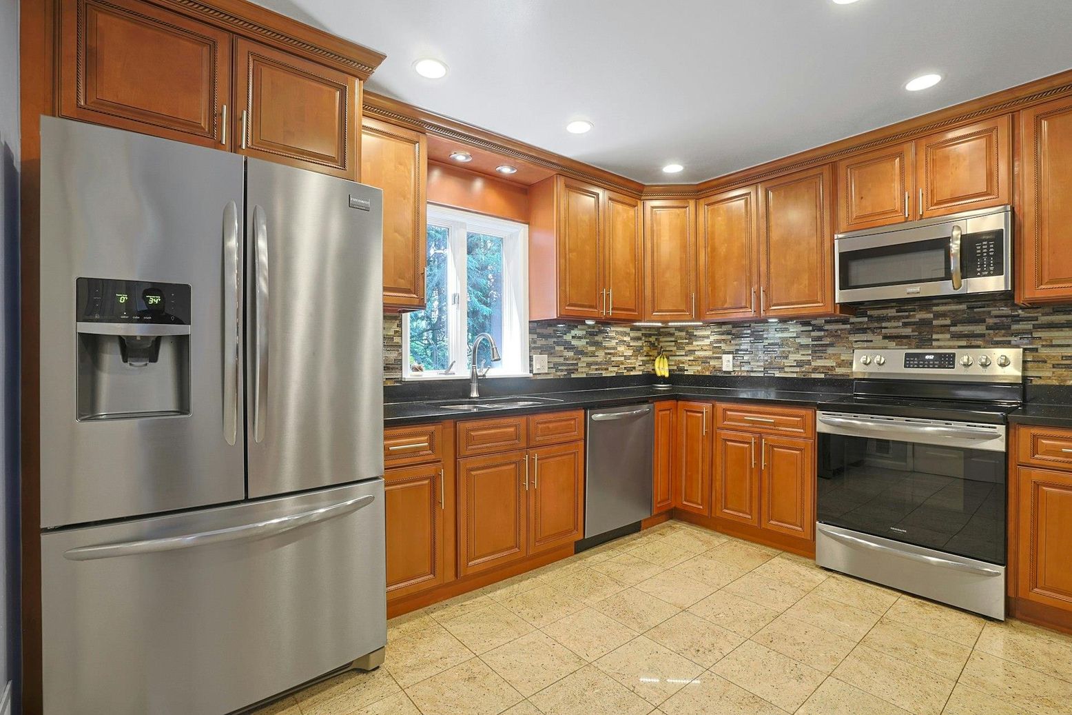 Interior, Kitchen, Recessed Lighting, Stainless Steel Appliances