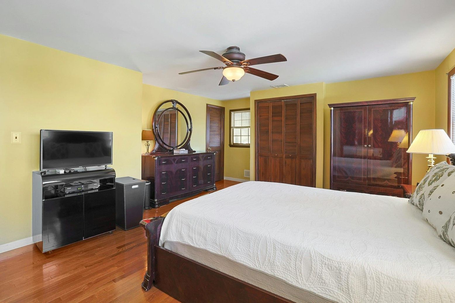 Bedroom, Interior, Wood Texture Flooring