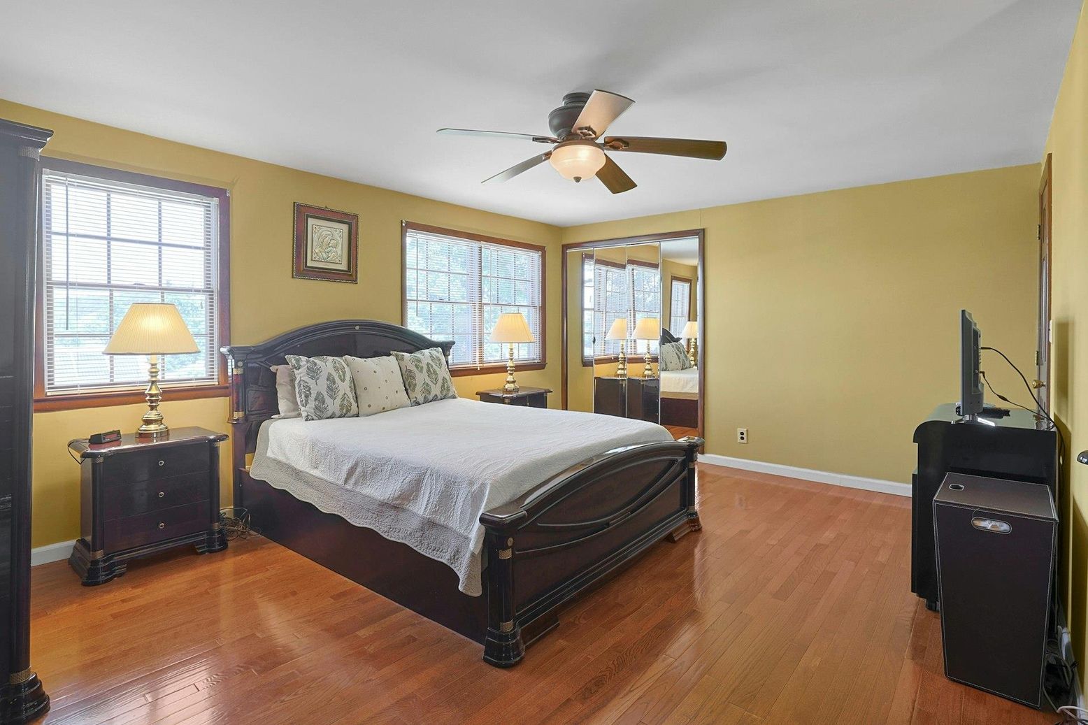 Bedroom, Interior, Wood Texture Flooring