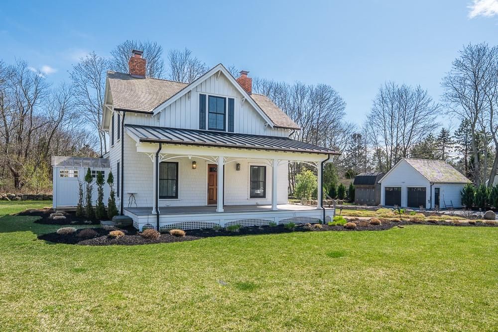 Backyard, Detached Garage, Exterior, Facade, Farmhouse