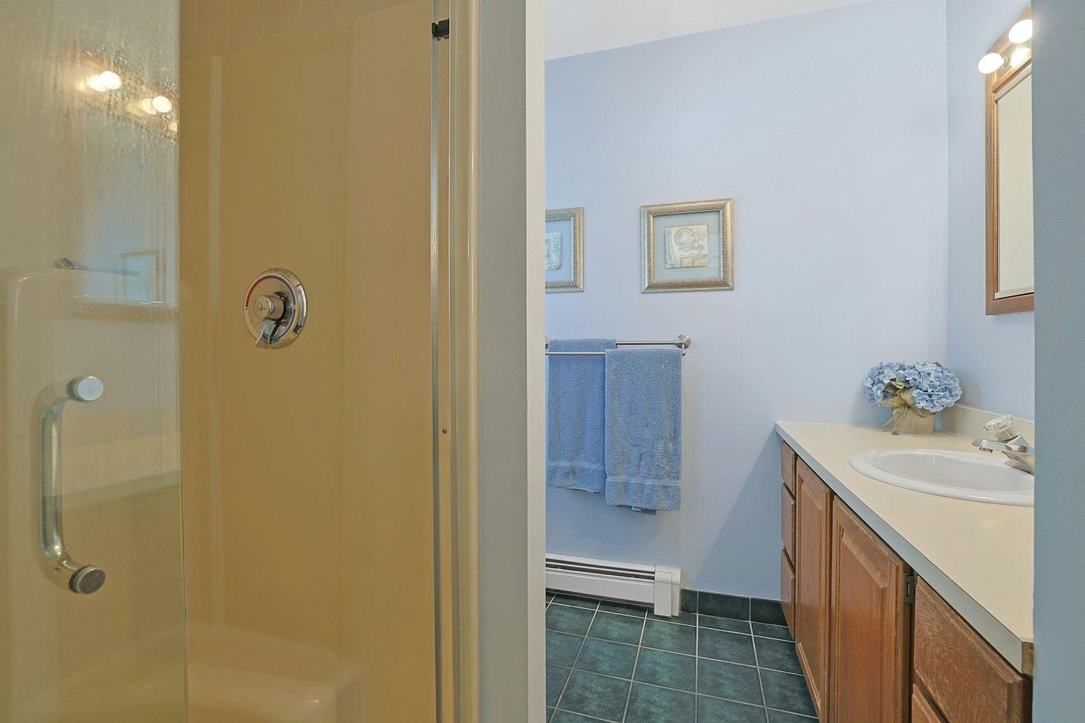 Bathroom, Glass Shower, Interior