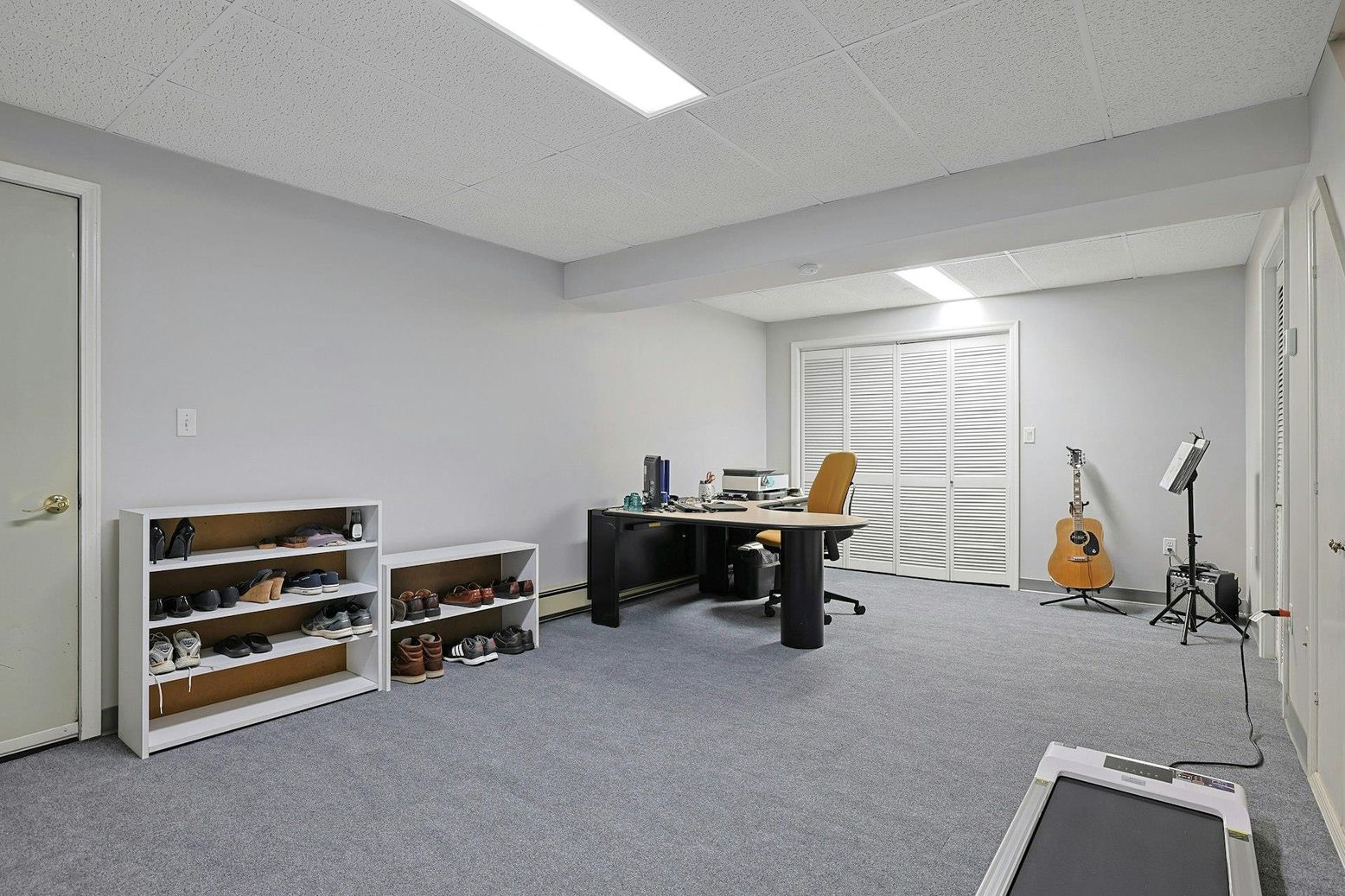 Fitness Equipment, Home Office, Interior, Recessed Lighting