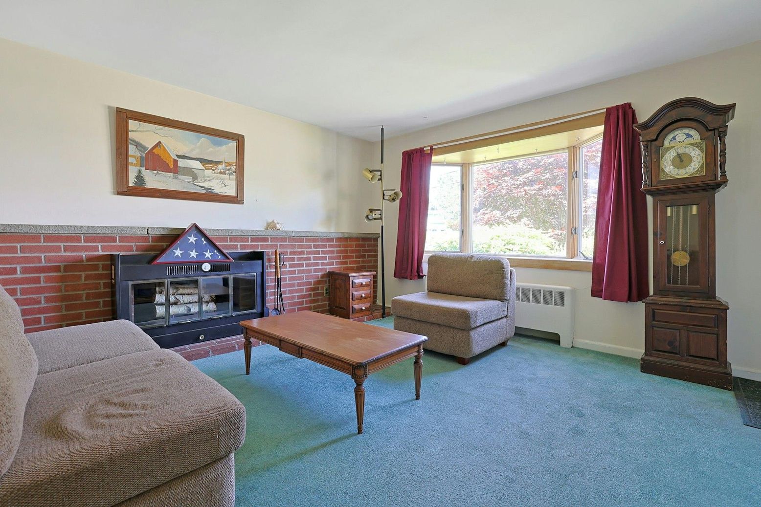 Fireplace, Interior, Stone Walls