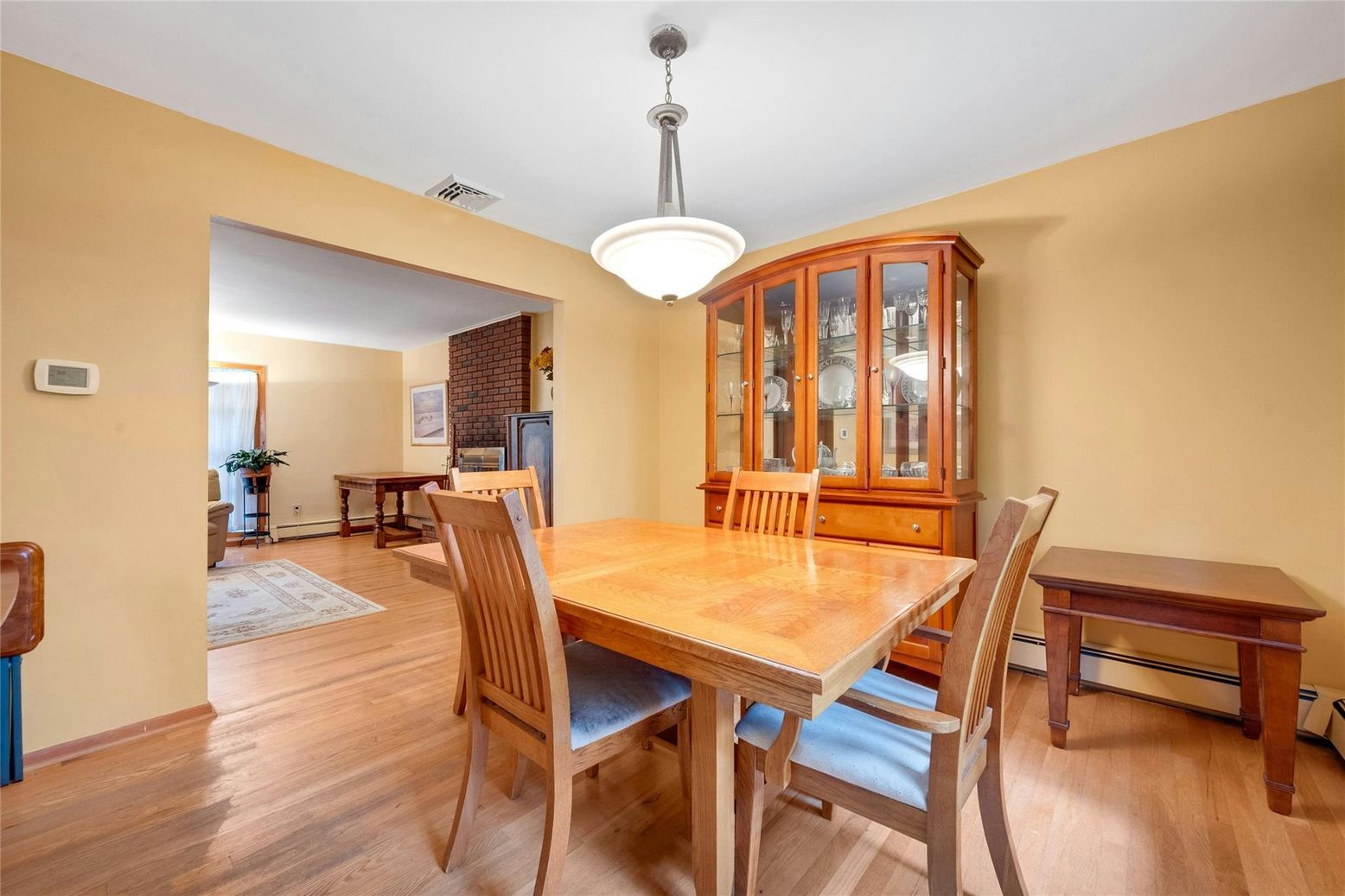 Dining room, Interior, Wood Texture Flooring
