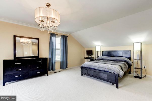 Bedroom, Chandelier, Interior