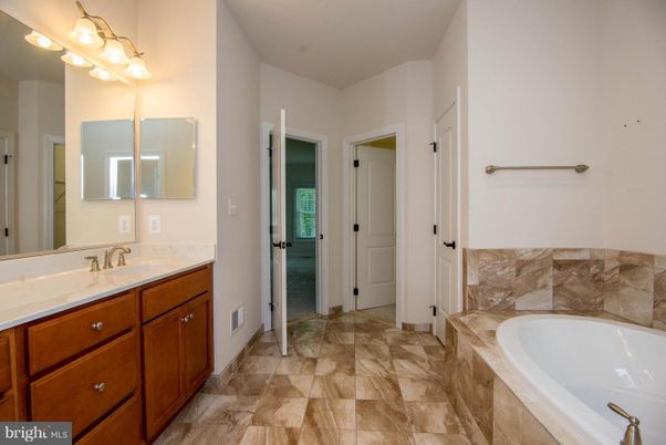 Bathroom, Dual Sink Vanities, Glass Shower, Interior