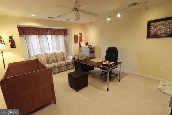 Home Office, Interior, Recessed Lighting