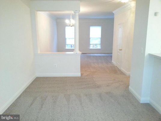 Chandelier, Empty room, Interior