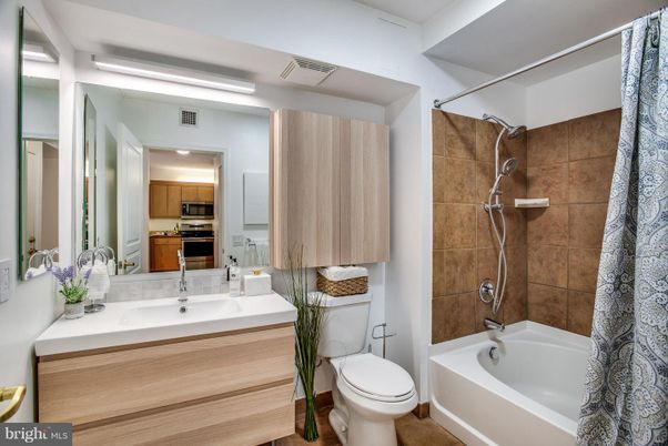 Bathroom, Interior, Wood Texture Flooring