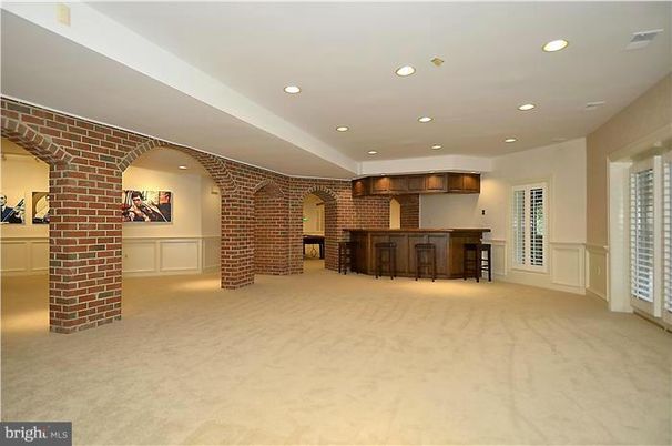 Interior, Recessed Lighting, Stone Walls