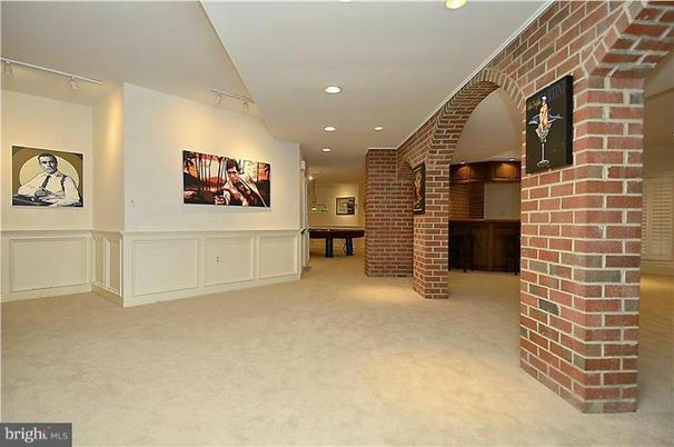Interior, Recessed Lighting, Stone Walls