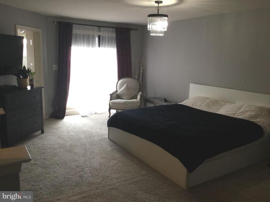 Bedroom, Chandelier, Interior