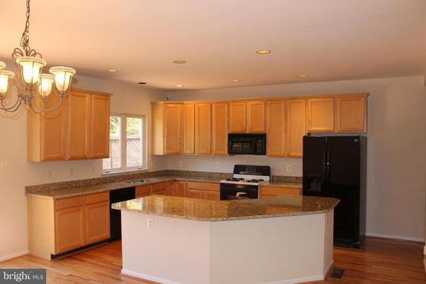 Chandelier, Interior, Kitchen, Pendant Lights, Recessed Lighting, Wood Texture Flooring