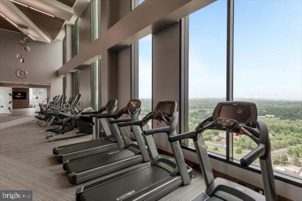 Fitness Equipment, Gym, Interior
