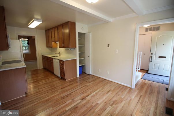 Interior, Kitchen, Wood Texture Flooring