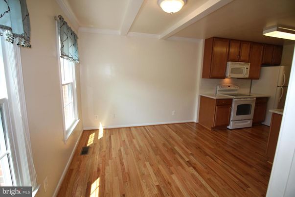 Empty room, Interior, Kitchen, Wood Texture Flooring