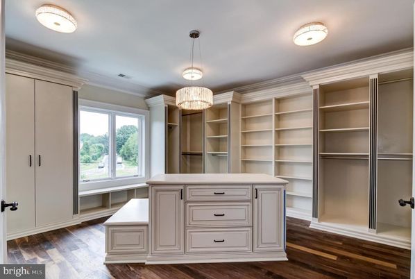 Interior, Walk-in Closets, Wood Texture Flooring