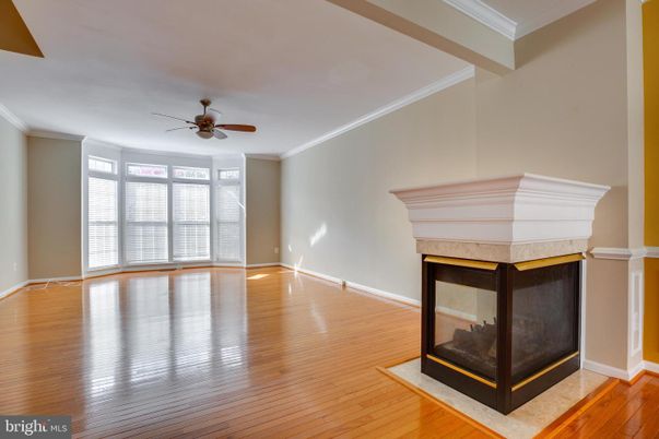 Empty room, Fireplace, Interior, Wood Texture Flooring