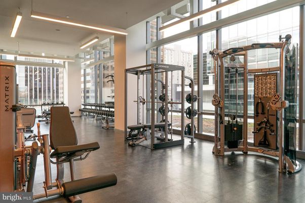 Fitness Equipment, Gym, Interior, Recessed Lighting