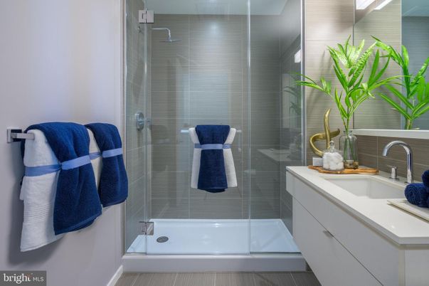 Bathroom, Glass Shower, Interior