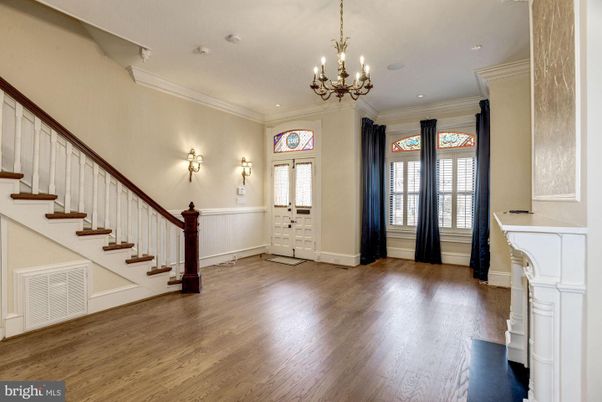 Chandelier, Interior, Recessed Lighting, Wood Texture Flooring