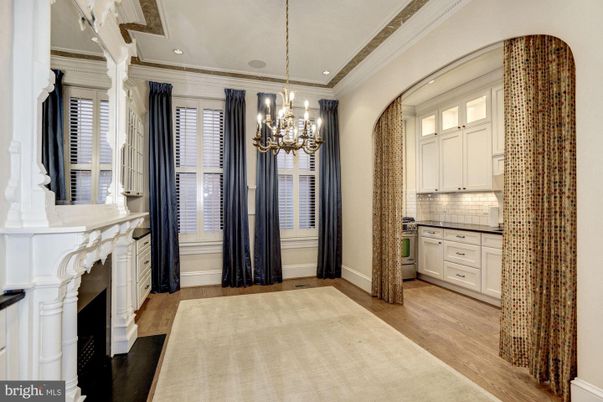 Chandelier, Fireplace, Interior, Pendant Lights, Recessed Lighting, Wood Texture Flooring
