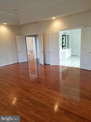 Bathroom, Empty room, Interior, Recessed Lighting, Wood Texture Flooring