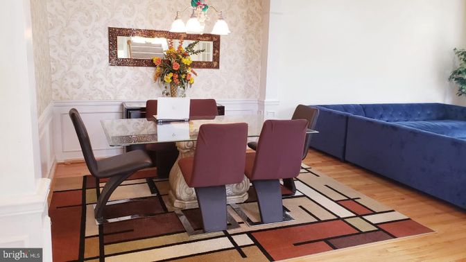 Dining room, Interior, Wood Texture Flooring