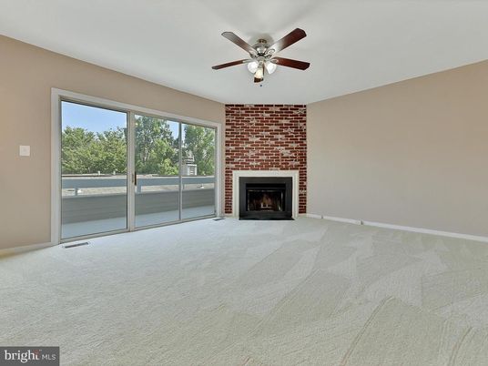 Empty room, Fireplace, Interior, Stone Walls