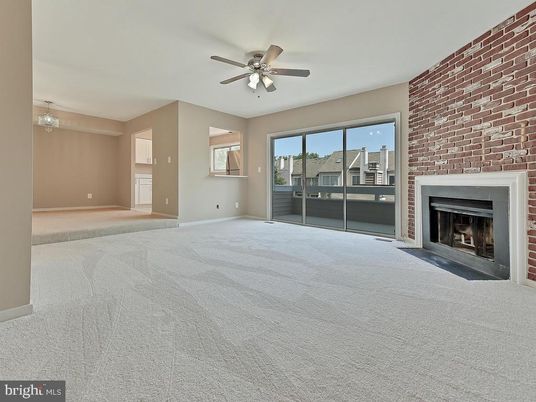 Empty room, Fireplace, Interior, Stone Walls