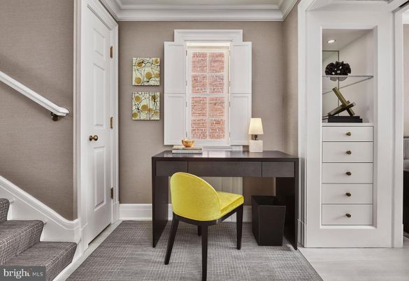 Home Office, Interior, Recessed Lighting