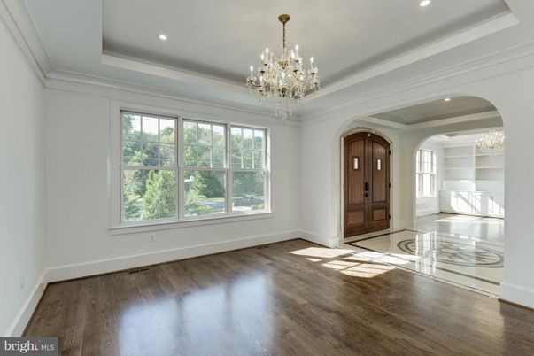 Chandelier, Interior, Recessed Lighting, Wood Texture Flooring