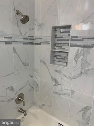 Bathroom, Glass Shower, Interior, Marble Walls
