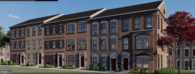 Exterior, Facade, Brick Facade, Rowhouse