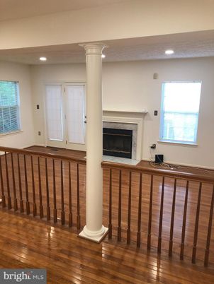 Fireplace, Interior, Recessed Lighting, Wood Texture Flooring