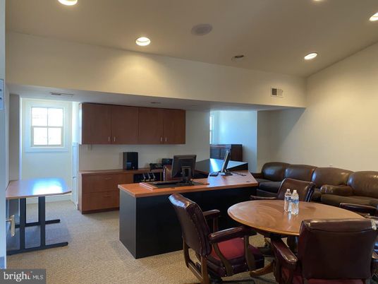 Home Office, Interior, Recessed Lighting