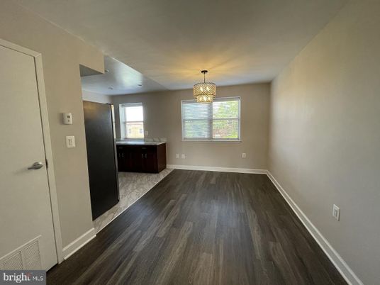 Chandelier, Empty room, Interior, Wood Texture Flooring