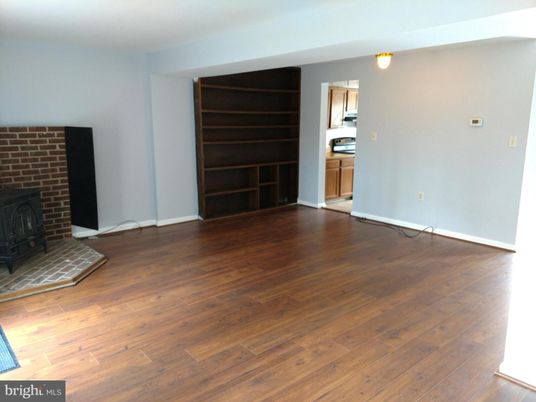 Empty room, Fireplace, Interior, Wood Texture Flooring