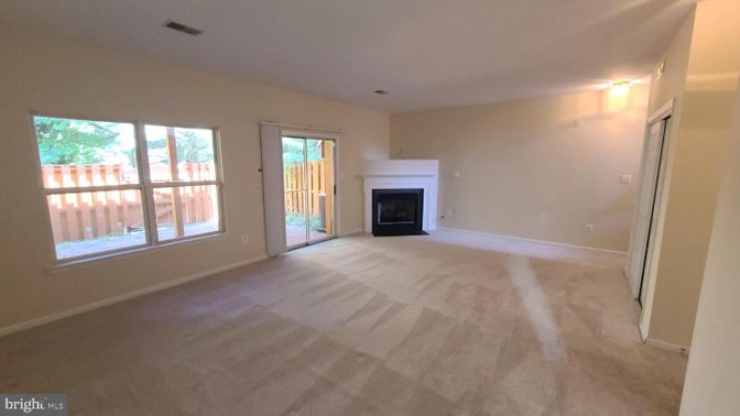 Empty room, Fireplace, Interior
