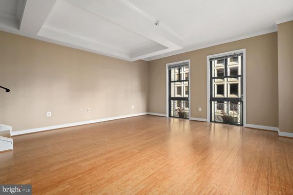 Empty room, Interior, Wood Texture Flooring