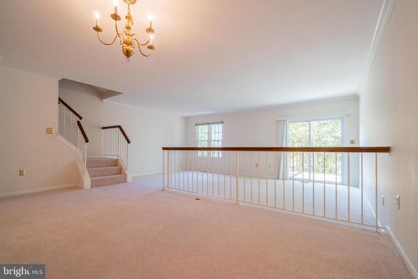 Chandelier, Empty room, Interior