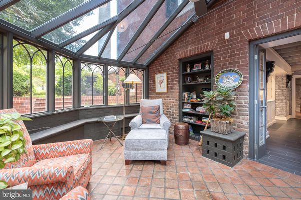 Interior, Stone Walls, Sun Room